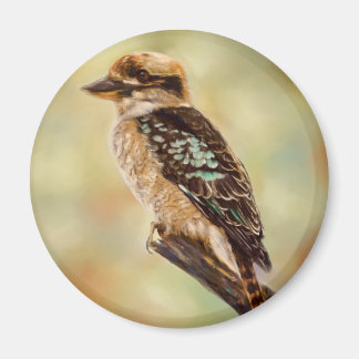 Aimant Kookaburra - Art ornithologique australien