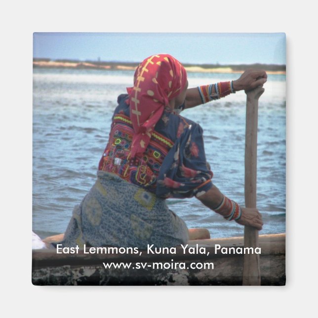 Aimant Kuna femme paddulu, East Lemmons, Kuna Yala (Devant)