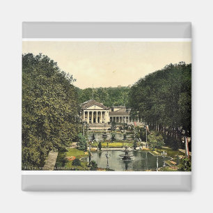 Aimant Kurhaus et environs, Wiesbaden, Hesse-Nassau,