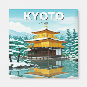 Aimant Kyoto Japon Voyage Kinkakuji Golden Pavilion