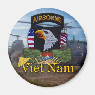 Aimant la 101st Division Aéroportée Vietnam contrôle