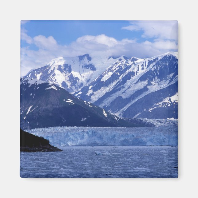 Aimant La baie de Disenchantement et le glacier Hubbard, (Devant)