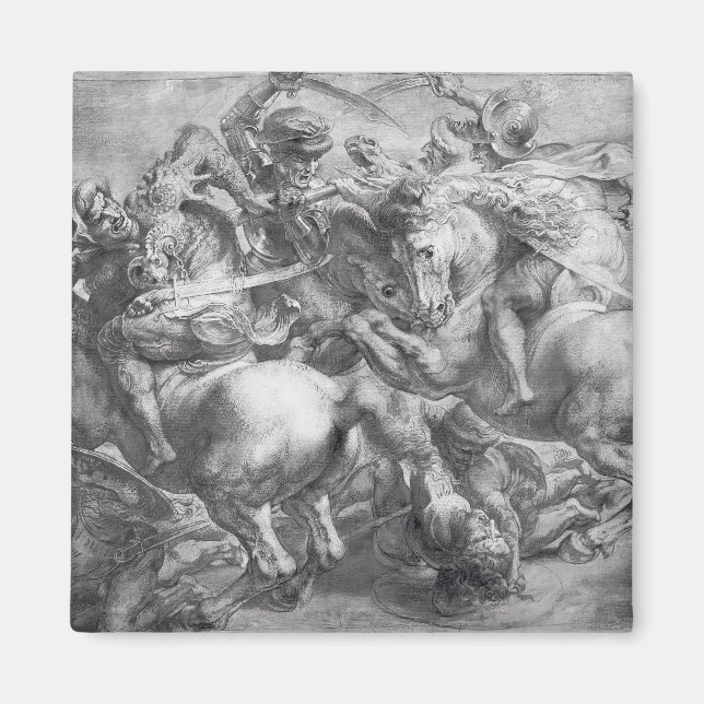 Aimant La bataille d'Anghiari après Léonard de Vinci (Devant)