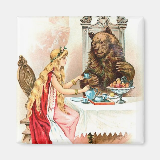 Aimant La beauté et l'aimant de la bête (Devant)