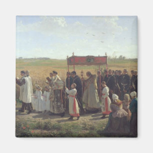 Aimant La bénédiction du blé dans l'Artois, 1857