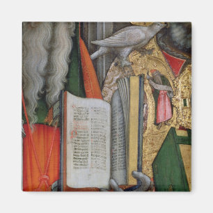 Aimant La bible de St Jerome et la colombe de St Gregory,