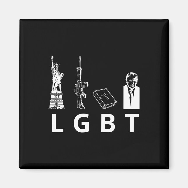 Aimant La Bible des armes Trump (Devant)