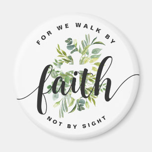 Aimant La Bible Verse De La Croix Religieuse