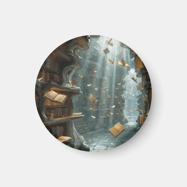 Aimant La Bibliothèque Vivante (Devant)