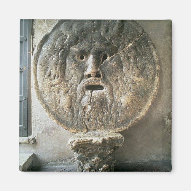 Aimant La Bocca di Verita (La Bouche de Vérité) (photo) (Devant)
