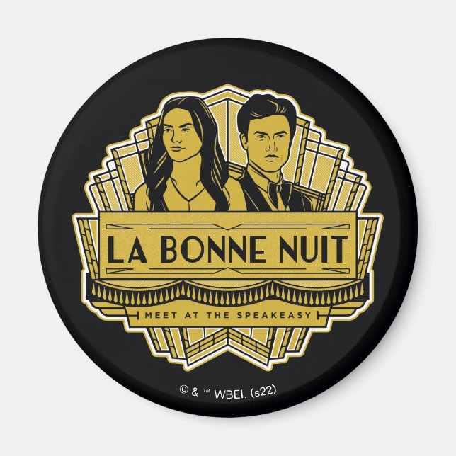 Aimant La Bonne Nuit - Rendez-Vous À La Speakeasy (Devant)
