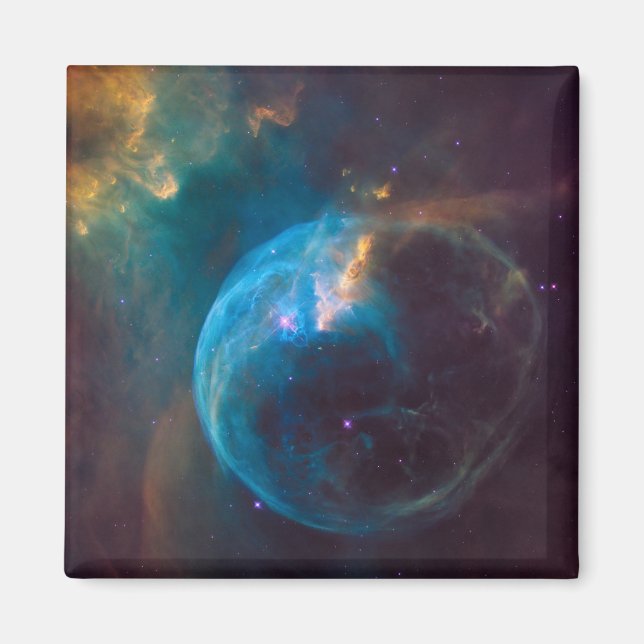 Aimant La bulle Nebula, Ngc 7635. (Devant)