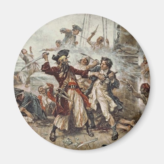 Aimant La capture de Barbe Noire (Devant)