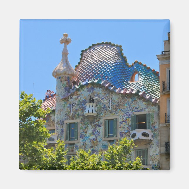 Aimant La Casa Batllo de Gaudi (Devant)