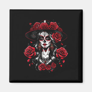 Aimant La Catrina Women Dia De Los Muertos Latino Cinco D