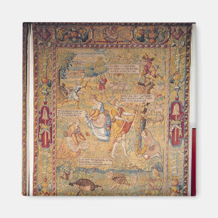 Aimant La chasse à papillon, de