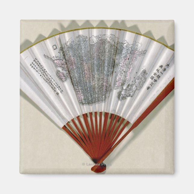 Aimant La Chine face à une carte fantaisiste (Devant)