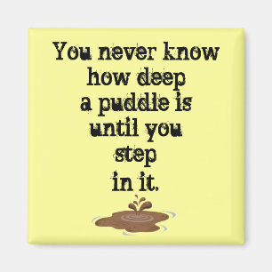 Aimant La chose au sujet de Puddles_