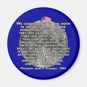 Aimant La citation de JFK qui a envoyé des humains à la