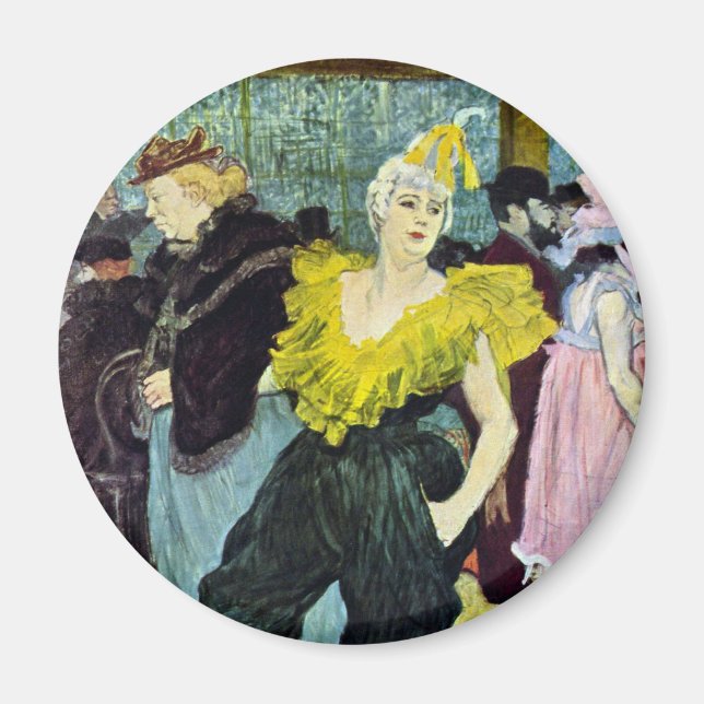 Aimant La Clownesse (clown) Cha-U-Kao par Toulouse Lautre (Devant)