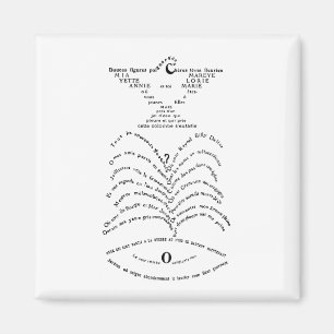 Aimant La Colombe poignardée et le Jet d’eau