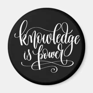 Aimant La connaissance est puissance