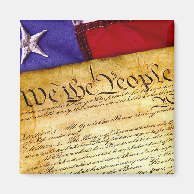 Aimant La Constitution américaine (Devant)