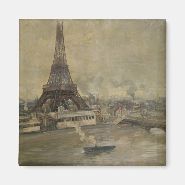 Aimant La construction de la Tour Eiffel (Devant)