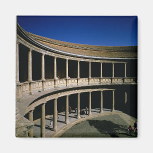 Aimant La cour circulaire du palais de Charles