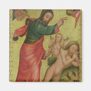 Aimant La création d'Ève, un panneau de Grabower