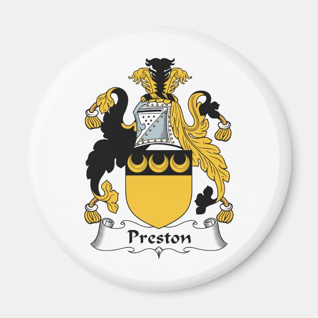Aimant La crête familiale de Preston (Devant)