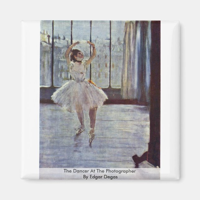 Aimant La danseuse chez le photographe par Edgar Degas (Devant)