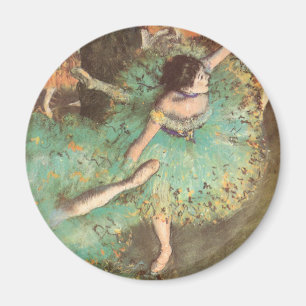 Aimant La danseuse verte d'Edgar Degas, Ballet Vintage