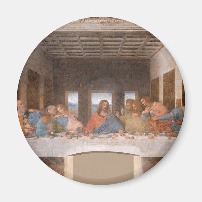 Aimant La Dernière Cène de Léonard de Vinci (Devant)