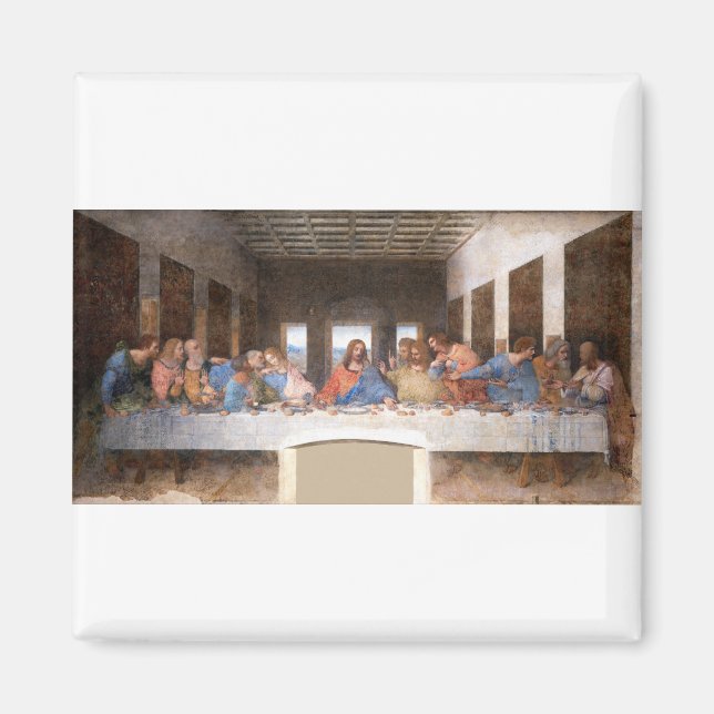 Aimant La Dernière Cène de Léonard de Vinci (1495-1498) f (Devant)