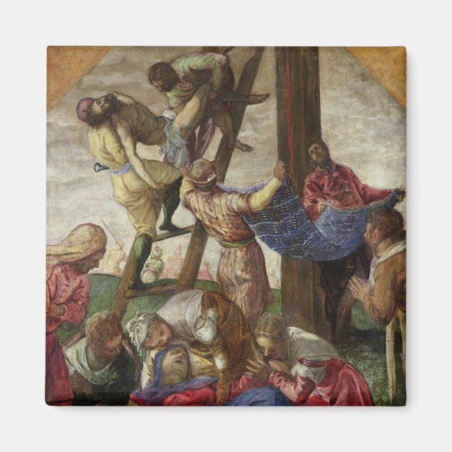Aimant La descente de la croix, vers 1560-65 (Devant)