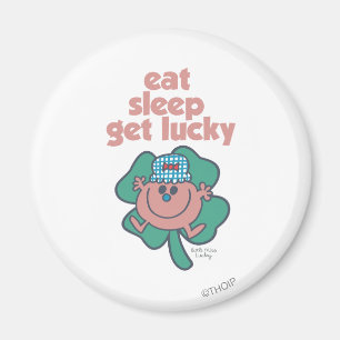 Aimant La devise de Miss Lucky   Cabot vert
