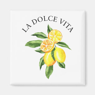 Aimant La Dolce Vita Lemon Italien Été Limoncello Amal