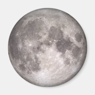 Aimant La face proche de la Lune (Paysage lunaire)