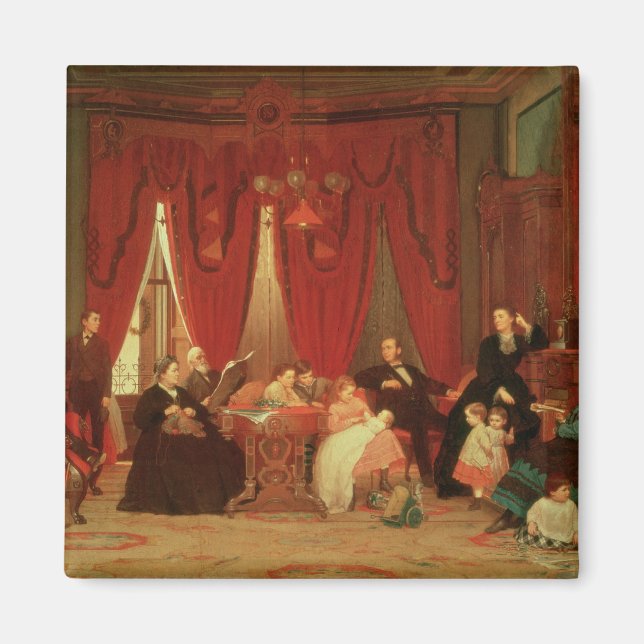Aimant La famille Hatch, 1870-1871 (Devant)