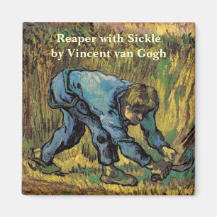 Aimant La Faucheuse avec la faucille par Vincent van Gogh
