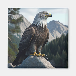 Aimant La faune de l'aigle à tête blanche : Aquila Bird o
