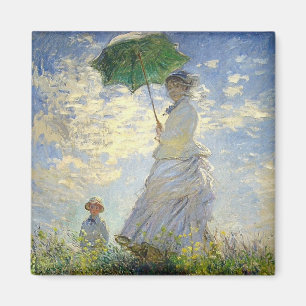 Aimant La Femme de Monet avec un Parasol (La promenade /