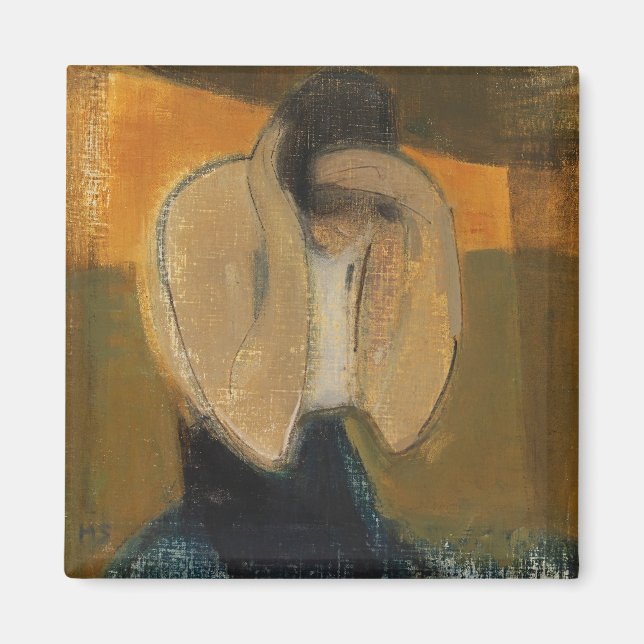 Aimant La femme Gipsy, Helene Schjerfbeck (Devant)