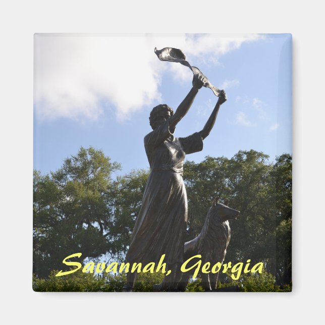 Aimant La Fille de l'Esclavage, Savannah, Géorgie (Devant)