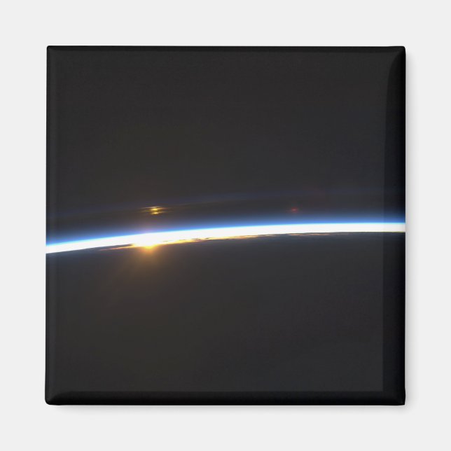 Aimant La fine ligne de l'atmosphère terrestre (Devant)