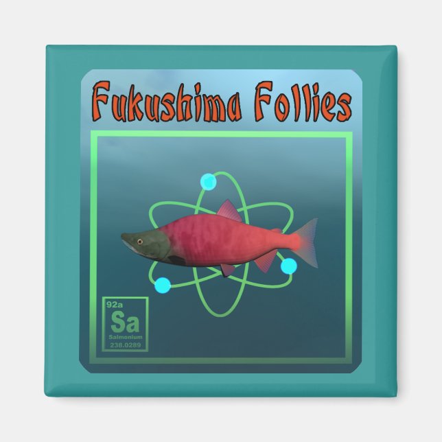 Aimant La folie de Fukushima (Devant)