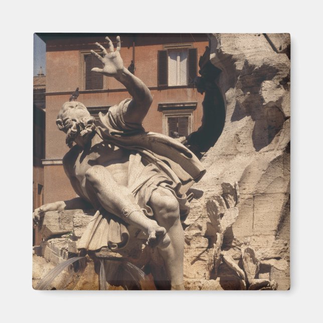 Aimant La Fontaine des Quatre Rivières (Devant)