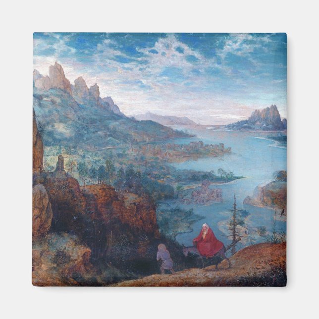 Aimant La fuite en Egypte, Pieter Bruegel (Devant)