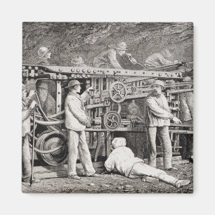 Aimant La galerie avancée du côté français du lun